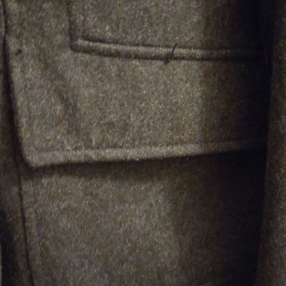 Guess Women's Sz S Classic Black Jacket double-breasted wool blend - Picture 6 of 12